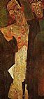 Egon Schiele Famous Paintings - Prophets